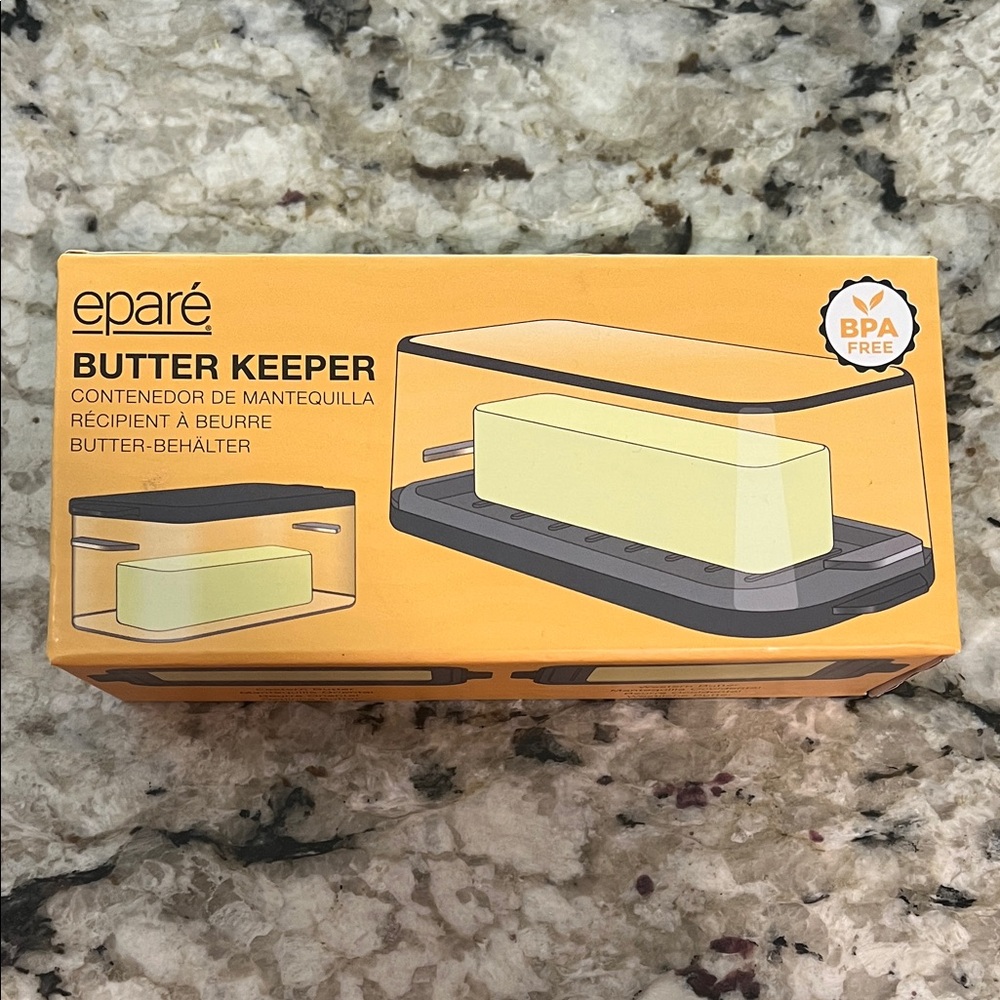 Black and Clear Butter Keeper